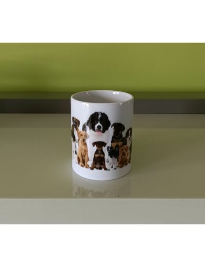 Mug céramique blanc - Chiens