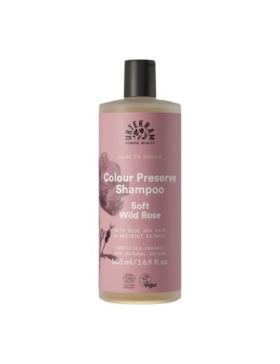 Shampoing cheveux colorés à la Rose Sauvage Soft Wild Rose 500ml