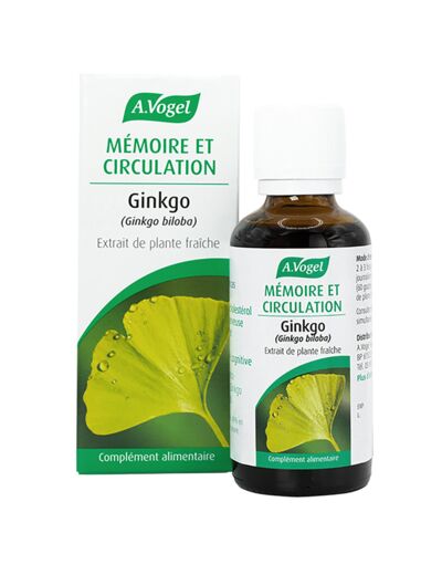 Ginkgo extrait de plante fraîche-50 ml-Vogel