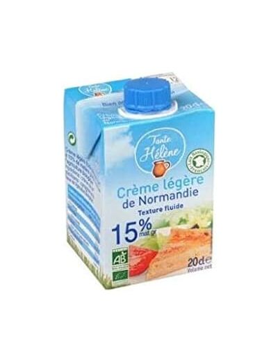 CREME VACHE LEGERE 15%MG UHT 20CL Tante Helene