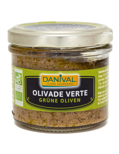 Spécialité à Tartiner à Base d'Olives Vertes Bio 100g