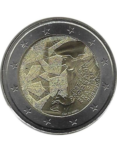 PORTUGAL 2022 2 EURO COMMEMORATIVE ERASMUS SUP