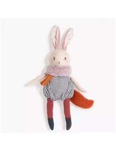 Peluche grand lapin Plume Moulin Roty
