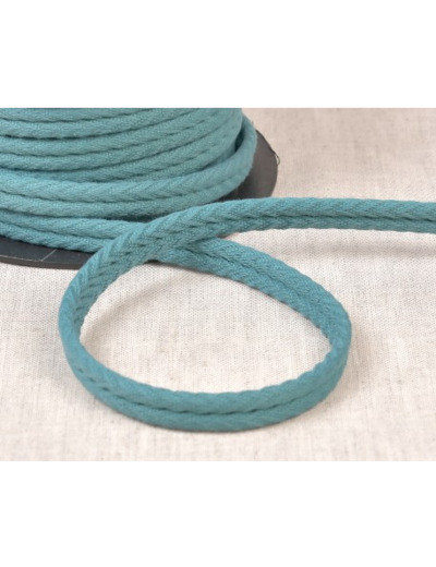 Double passepoil chevron 550 vert amande C63 10mm 100% coton le mètre