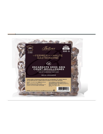 ESCARGOT SURGELE COURT BOUILLONE 500gr