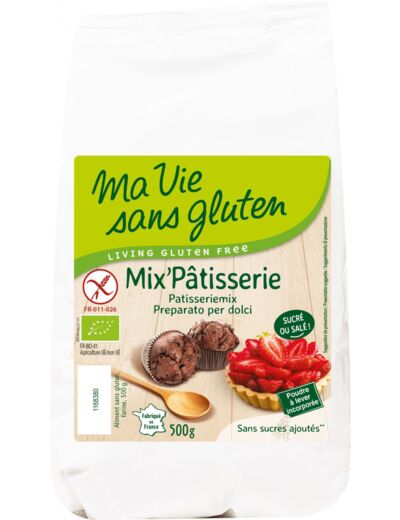 Mix'Pâtisserie bio-500g-Ma vie sans gluten
