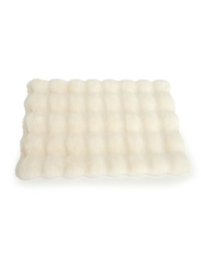 Tapis ultra doux pour chien & chat, Crème - 60 x 40 cm