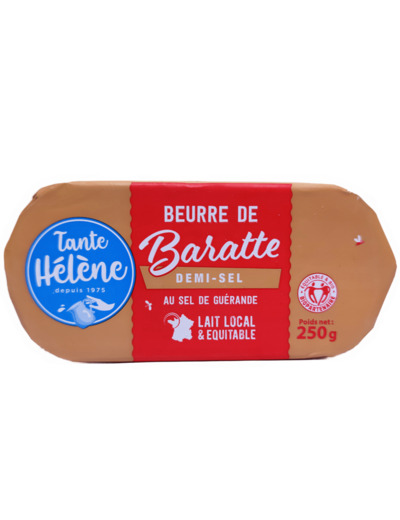 Beurre de Baratte demi-sel Bio 250g