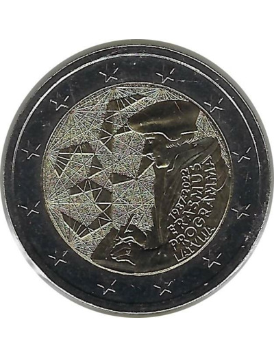 LETTONIE 2022 2 EURO COMMEMORATIVE ERASMUS SUP