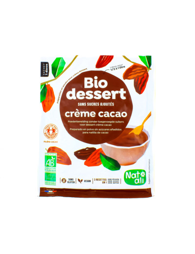 Bio Dessert Crème Cacao Bio 45g