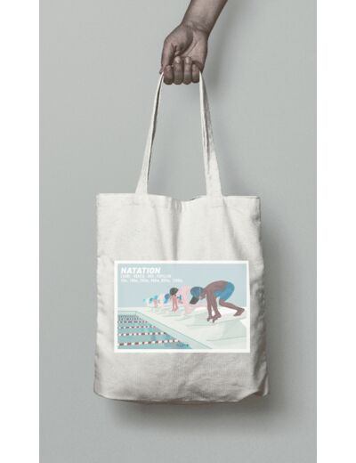 Tote bag ou sac natation "Le départ des garçons"