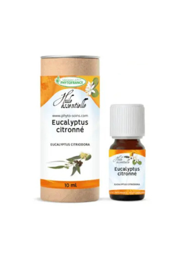 Huile essentielle Eucalyptus Citronné feuille Bio 10ml Phytofrance