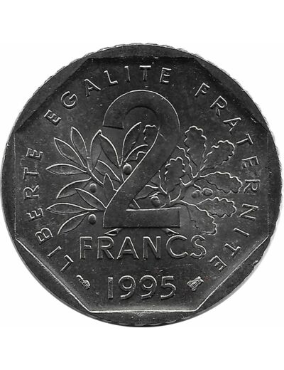 FRANCE 2 FRANCS ROTY 1995 SUP