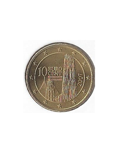Autriche 2007  10 CENTIMES