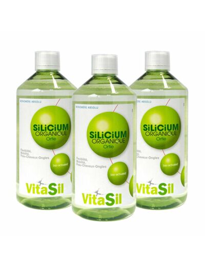 Silicium organique Ortie-3x500 ml-Vitasil