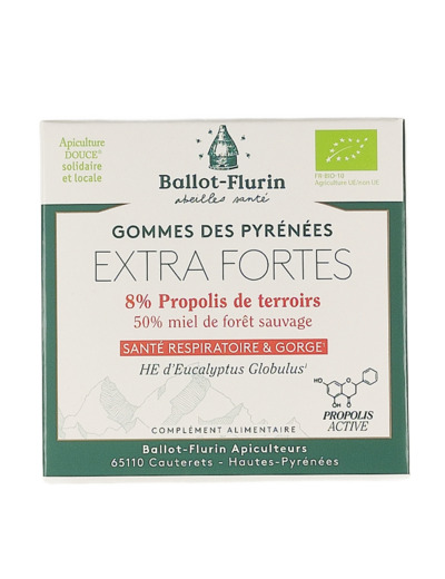 Gommes des Pyrénées Extra Fortes Bio