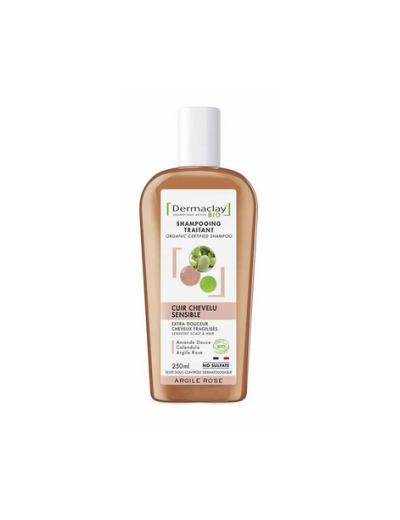 Shampoing traitant Cuir Chevelu Sensible Argile rose sans sulfate 250ml
