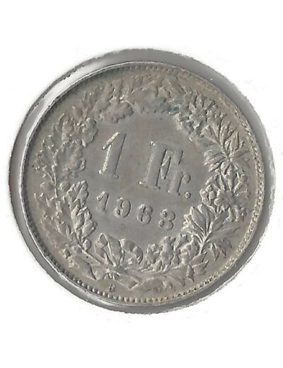 SUISSE 1 FRANC 1963 B SUP-