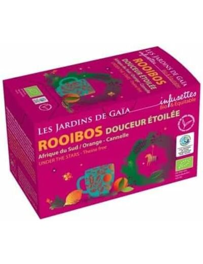 Rooîbos douceur d etoile 20x1,5g Les Jardins de Gaïa