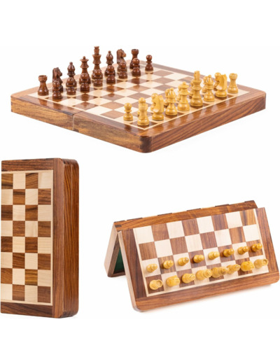 Jeu d'échecs - Pliable et magnétique 18 cm