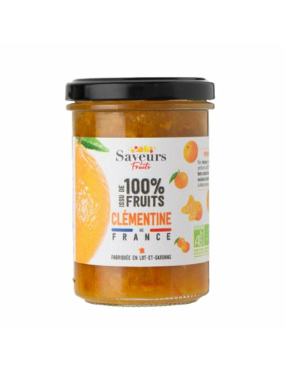 Préparation de Clémentines 100% Fruits Français Bio-230g-Saveurs et Fruits