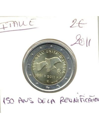 ITALIE 2011 2 EURO COMMEMORATIVE 150 ANS DE LA REUNIFICATION SUP