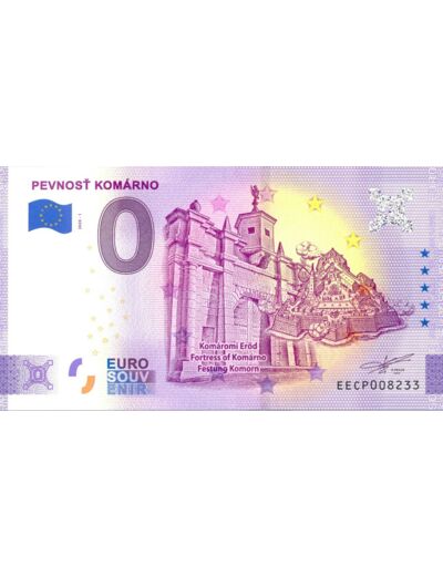 SLOVAQUIE 2020-1 PEVNOST KOMARNO (ANNIVERSAIRE) BILLET SOUVENIR 0 EURO NEUF