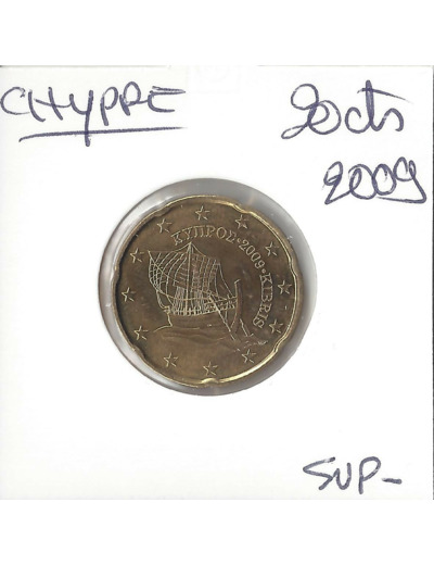 CHYPRE 2009 20 CENTIMES SUP