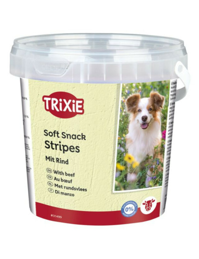 TRIXIE, Soft Snack Stripes au bœuf - 500g