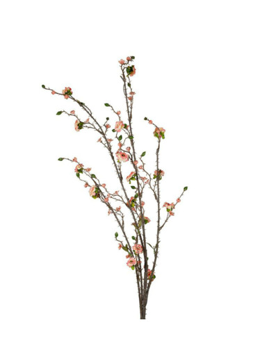 Fleur Artificielle Heliopsis Géante en Polyester Rose Orange Haute Tige 108cm