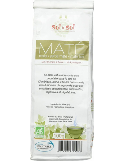 Mate vert 100g Sol a Sol