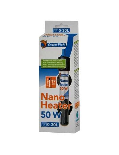 Chauffage 50W pour nano-aquariums