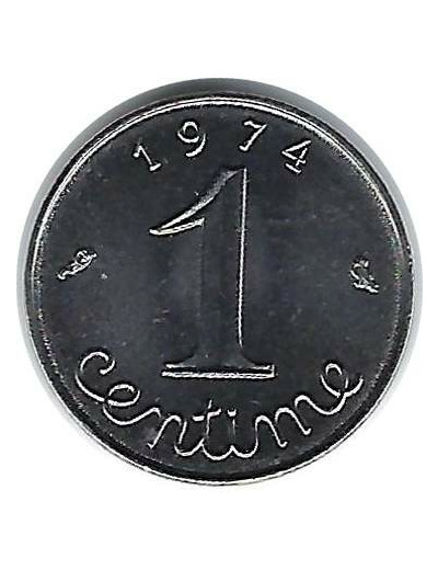 FRANCE 1 CENTIME EPI 1974 REBORD SUP