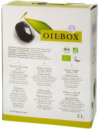 Huile olive douce 3L Bio Planete