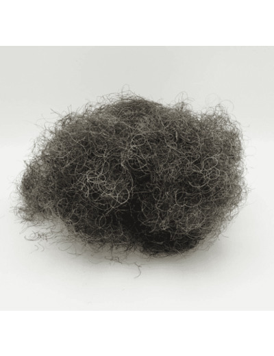 Crin animal gris 10kg cardé CRINAN10KG
