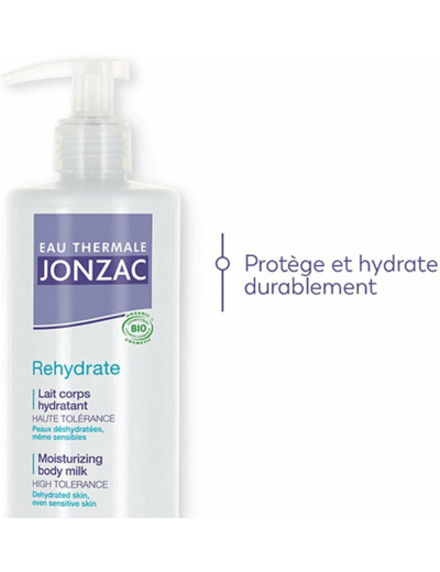 Lait corporel hydratant 400ml Jonzac - REhydrate