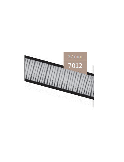 Ruflette multipoches 27mm au mètre 7012/BC2/ML