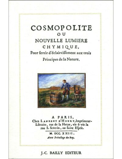 COSMOPOLITE, NOUVELLE LUMIÈRE CHYMIQUE