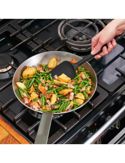 CUILLERE SPATULE TOUT SILICONE rouge