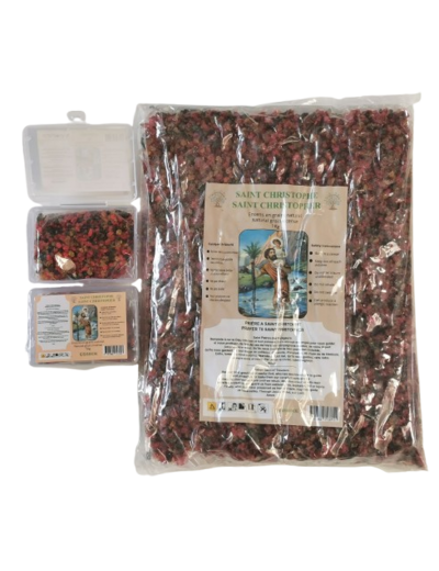 Encens en Grains Saint Christophe - Boite transparente de 50gr