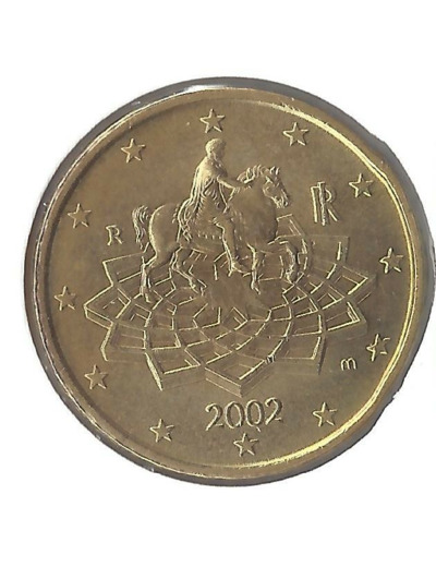 ITALIE 2002  50 CENTIMES SUP
