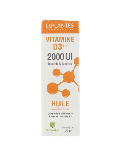 Vitamine D3 2000UI Issue de Lanoline 20ml