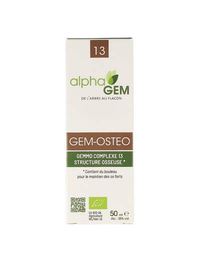 Complexe de Gemmotherapie 13 Bio Gem-Osteo 50 ml