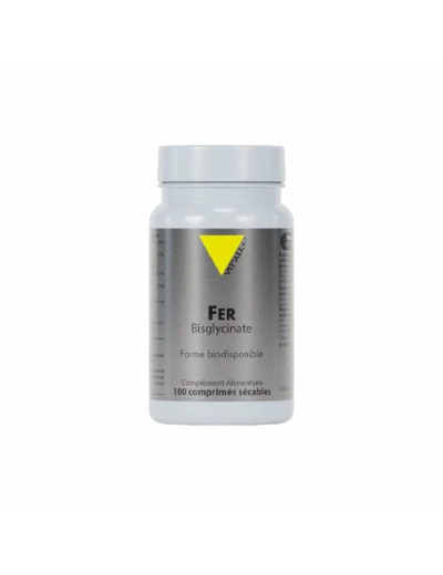 Fer Bisglycinate 27mg-100 comprimés-Vit'all+