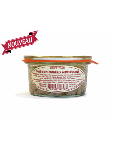 Terrine de Canard aux Zestes d’Orange 100 g