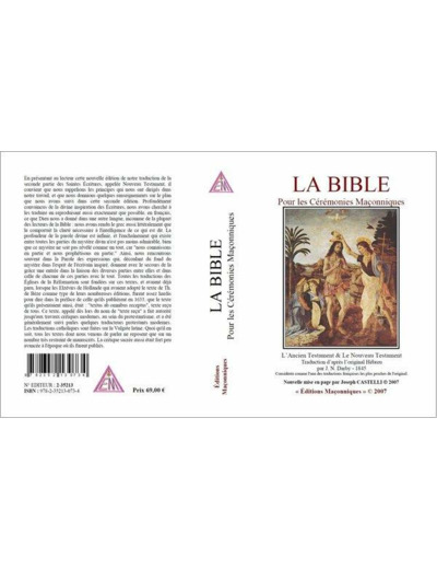 La Bible pour les Cérémonies Maçonniques