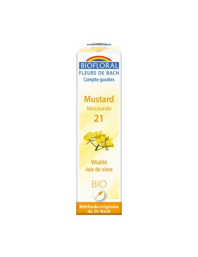 Fleur De Bach Elixir Mustard n°21 Moutarde 20ml