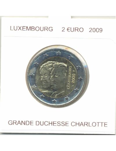 Luxembourg 2009 2 EURO COMMEMORATIVE GRANDE DUCHESSE CHARLOTTE