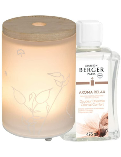 Diffuseur électrique Aroma + Recharge Aroma Relax 475ml - Maison Berger Paris