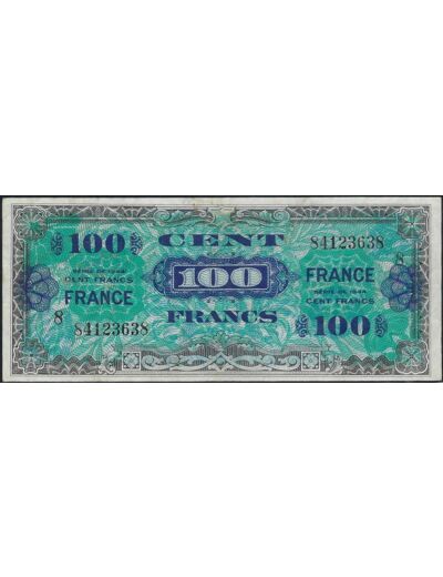 FRANCE 100 FRANCS Type FRANCE 1945 SERIE 8 TTB+ 638